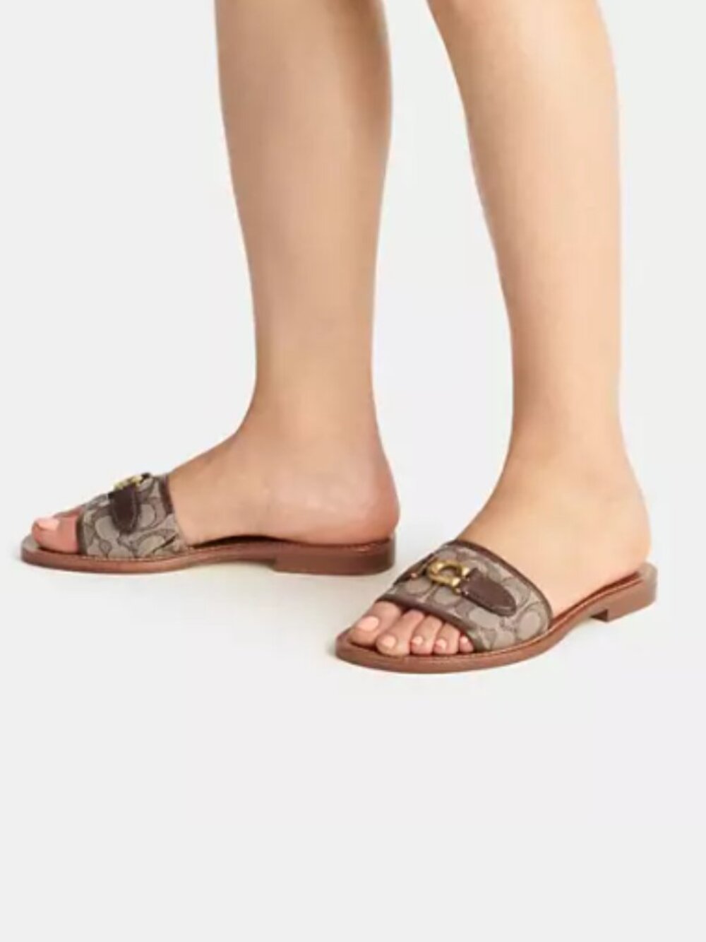 Coach Ina Sandal in Signature Jacquard size 8 - Picture 4 of 12